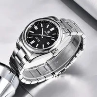 BENYAR 5185 Men's Fully Automatic Mechanical Watch Fashion Calendar Stainless Steel 100M Waterproof Watches for Man Reloj Hombre