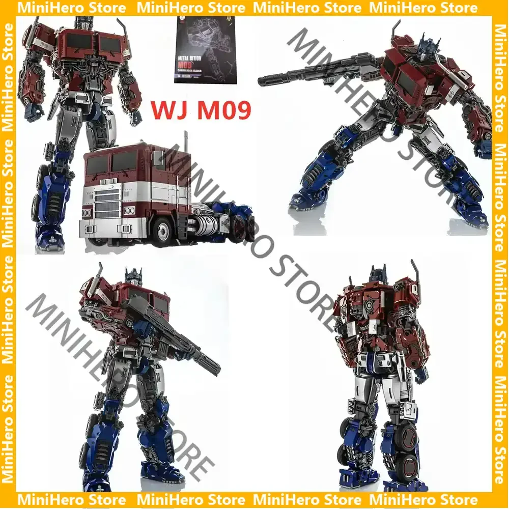 

В наличии: Трансформер WJ Transformation OP Commander M09, литой под давлением, масштаб 1:12, со светодиодной подсветкой, из сплава, фигурка робота