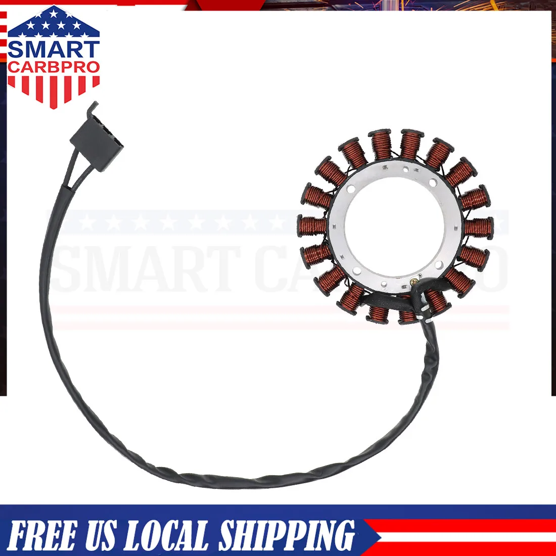 28-085-02-S STATOR FOR KOHLER M18 M20 CH11S CH13GS CH13ST 2808502S W/CONNECTORS