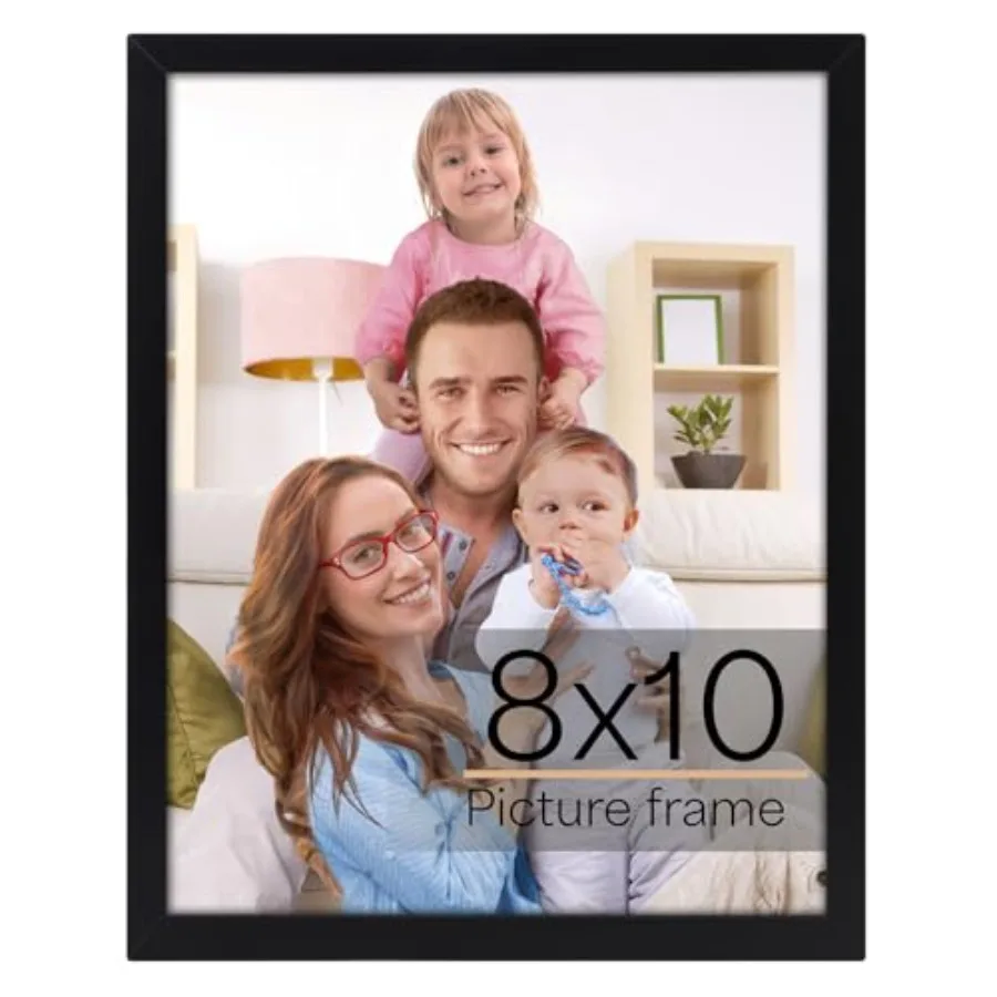 

8x10 Picture Frame, 8 by 10 Thin Photo Frame for Wall Tabletop Display, Single