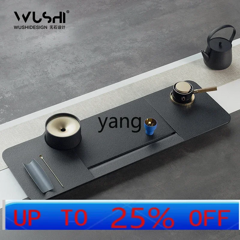 

LMM living room household light luxury dry brewing table tea set tray embedded tea table