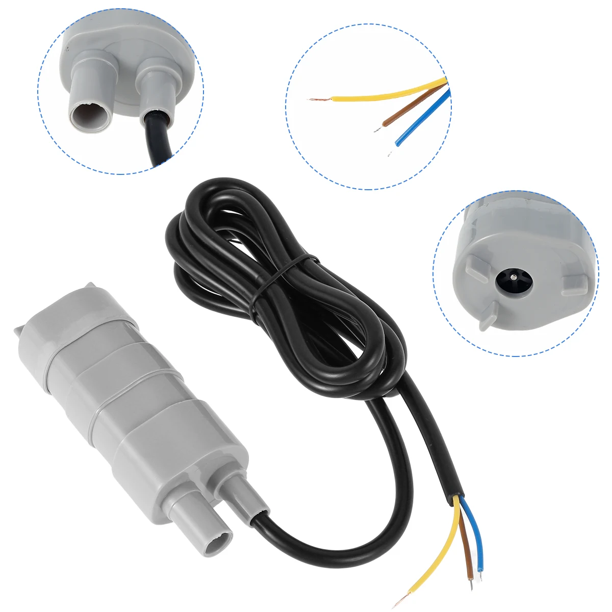 Mini Water Pump DC 12V Submersible Water Pump 900L/H Portable High Flow Pumps Compact High Lift Diesel Oil Water Pump for House