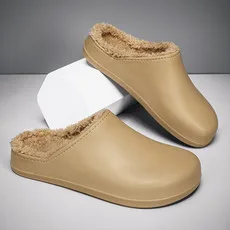 

Cross-border popular big brands of the same style, Baotou tow chef shoes functional shoes cotton slippers