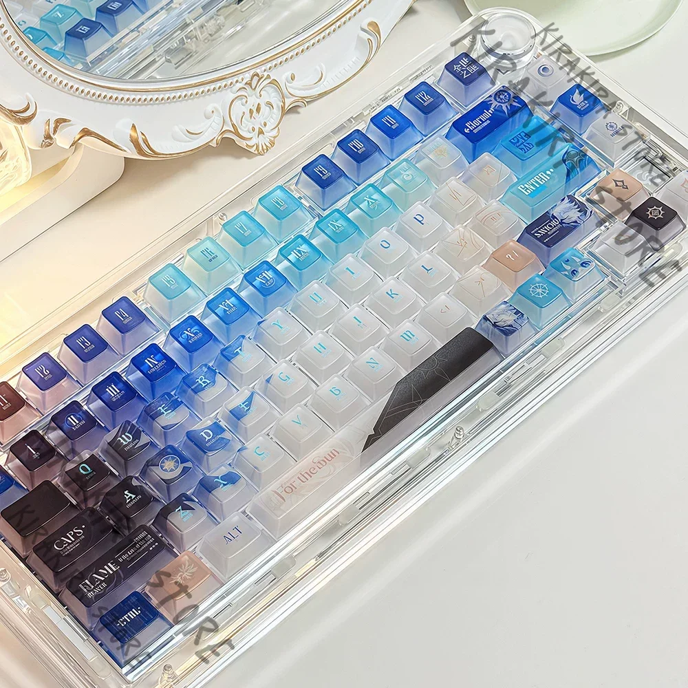 

Phainon Keycaps Kforce Keyboard Cap Honkai: Star Rail Cosplay Periphery Neon Iridescent Original Keycap Computer Ornaments Set