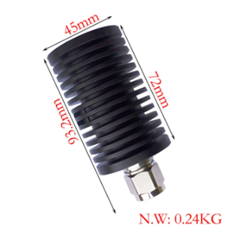 2X 50W N Male Connector Rf Dummy Load, RF Termination Load , 50 Ohm, DC To3 Ghz