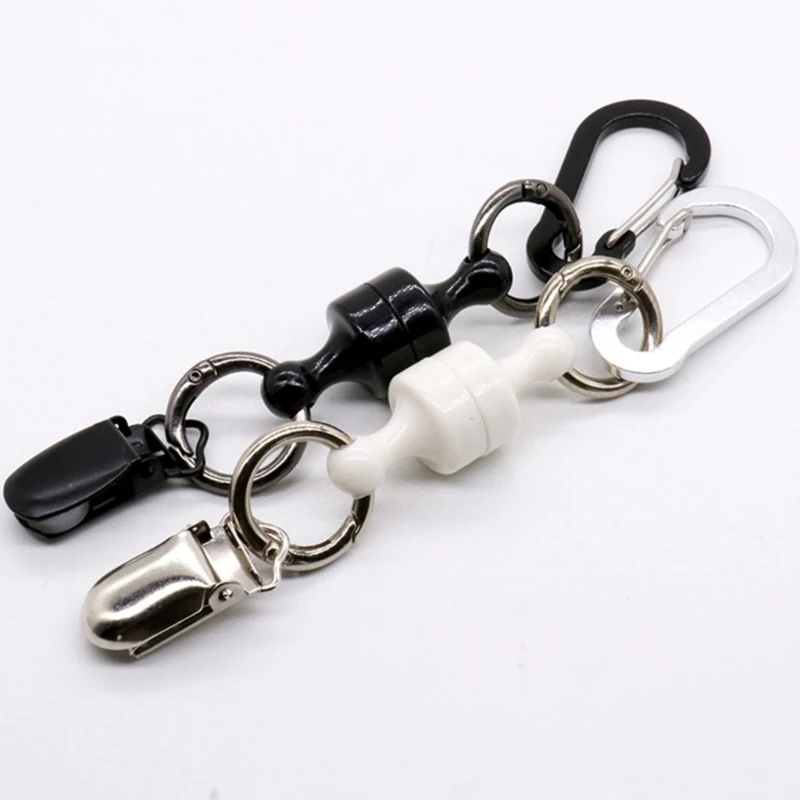 Golf Magnetic Putter Keeper Cover Holder Anti-Lost Waist Clip Golf Ball Towel Glove Hanger Gripper Hook Rounding Gift Accessorie
