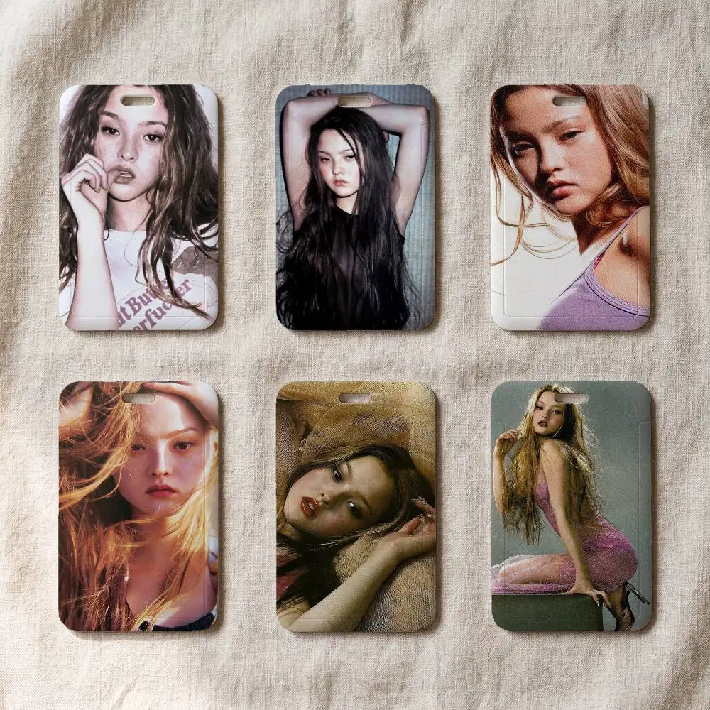 Model D-Devon A-Aoki Actor Fashion ID Card Holder Business Work Card Sleeve Protector