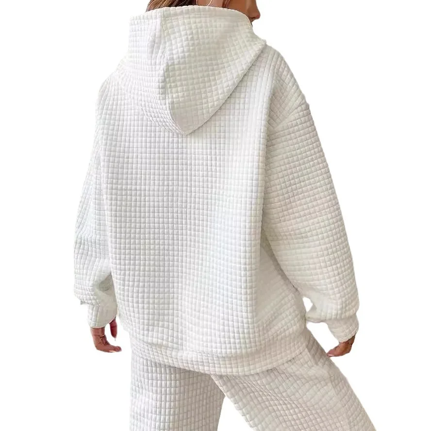 Felpa lunga da donna Sve rotonda Ne Colore puro Inverno Thiened Top in velluto di agnello Faion transfrontaliero Autunno Inverno Nuovo...