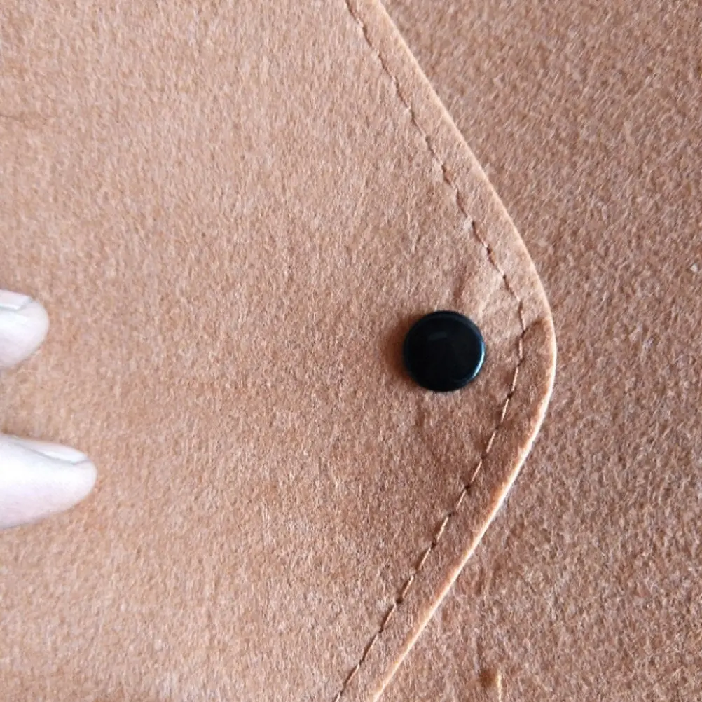 

Папка-органайзер из коричневого фетра формата А4 с кнопкой-застежкой для документов, для офиса, школы, дома, сумка-хранилище для документов