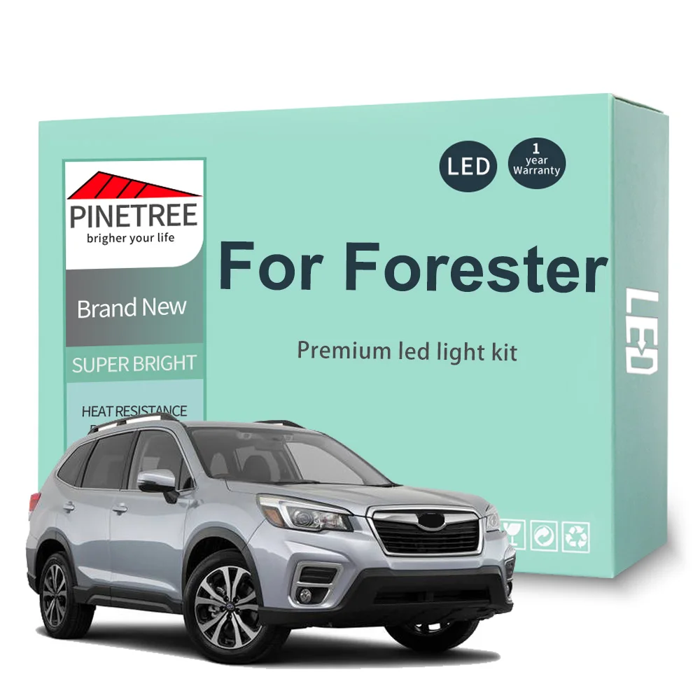 

For Forester Led Interior Light Kit For Subaru Forester SF SG SH SJ 1998- 2018 2019 2020 Led Bulbs Map Dome Lights Canbus