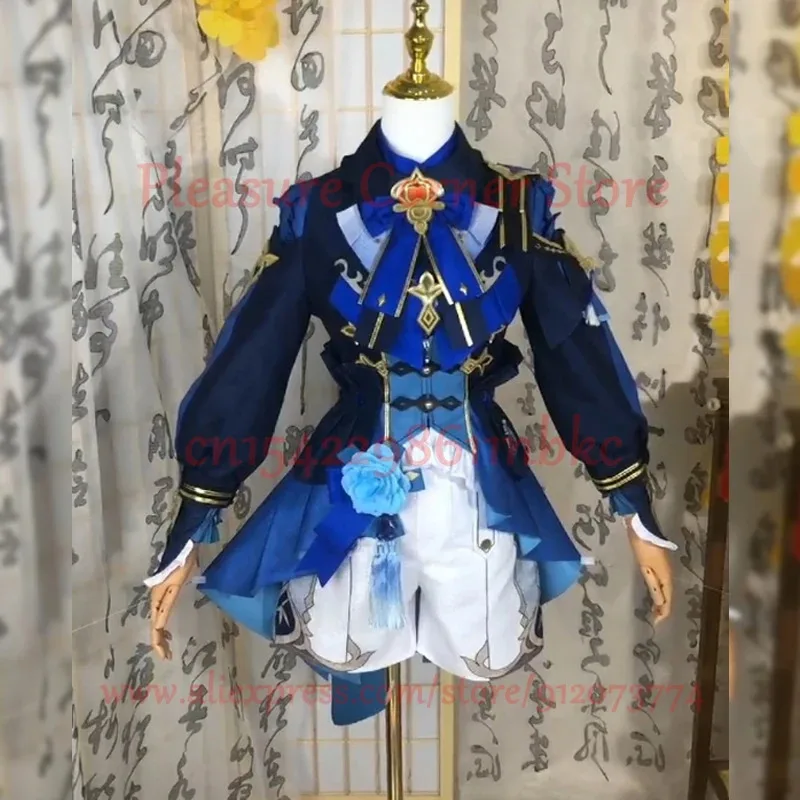 az15IN STOCK 2024 Lantern Rite Bamboo Rain Xingqiu New Outfit Costume Uniform Xing Qiu Cosplay