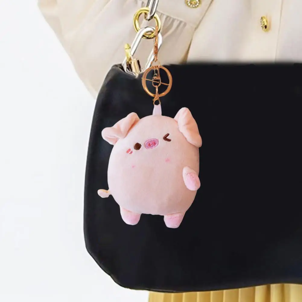 

Adorable Pig Magnet Cute Plush Piggy Magnet Keychain Pendant Stuffed Charm Cartoon Toy Backpack Ornament Couple Gift Pig Plush