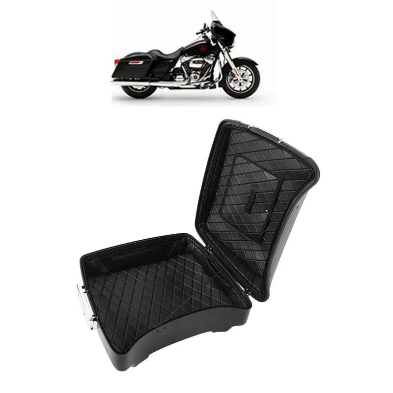 Chopped Pack Trunk Carpet Liner For Harley Touring Road Street Electra Glide 2014-2022 2017 Motorcycle Acsessories