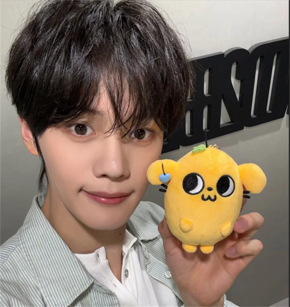 //New AND2BLE Plush Keychain Zhanghao RICKY HAN YUJIN Fans POP UP 3D Cartoon PP Cotton Soft Embossed Plush Toy Fans Bag Charms view 5