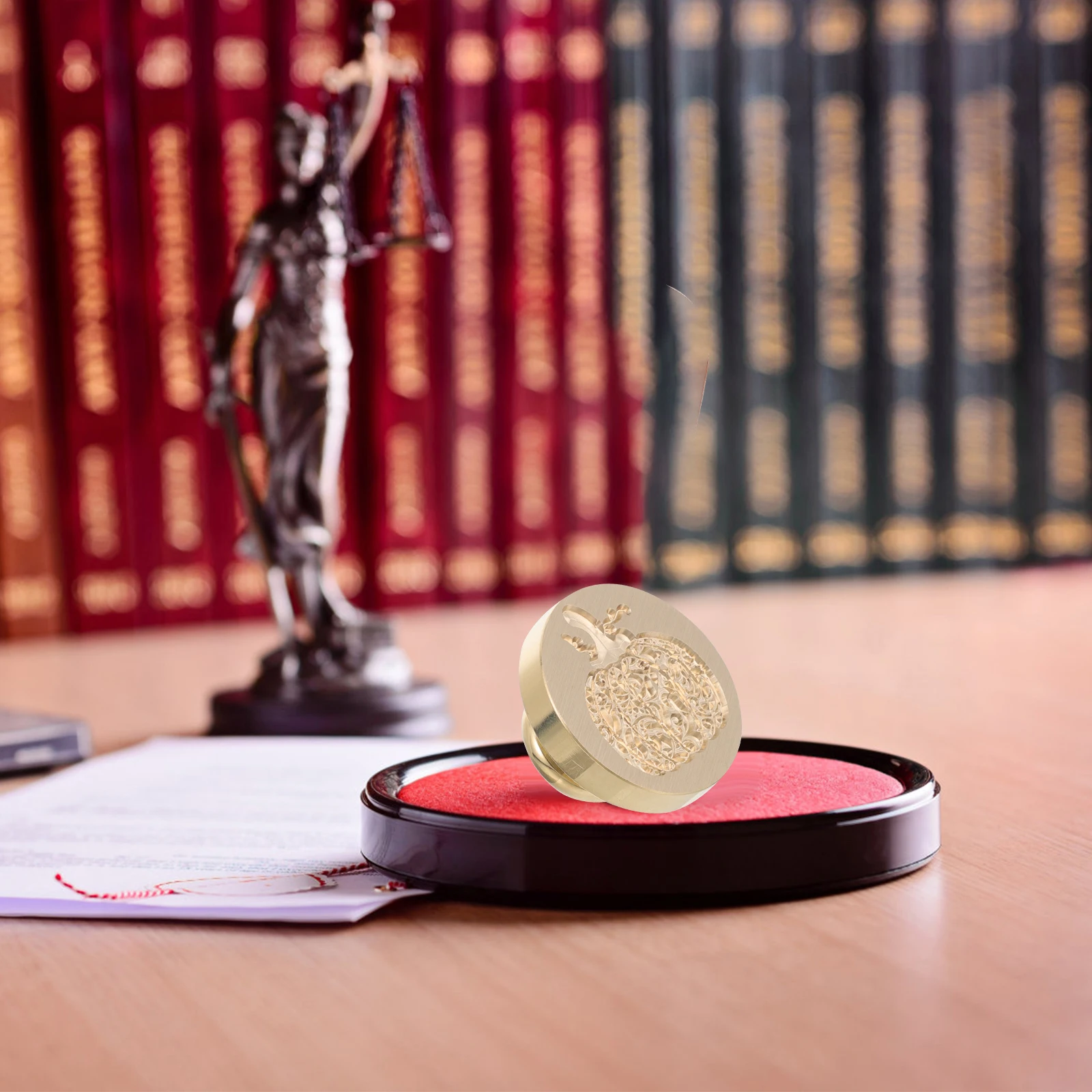 

Pumpkin Wax Seal Stamp Brass Halloween Style for Envelopes Invitations Scrapbook Wax Seal Sealing Stamp Head