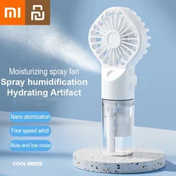 Youpin Xiaomi Handheld Mini Air Conditioner USB Rechargeable Portable Humidifier Mist Cooler Cooling Spray Humidifier Fan Office