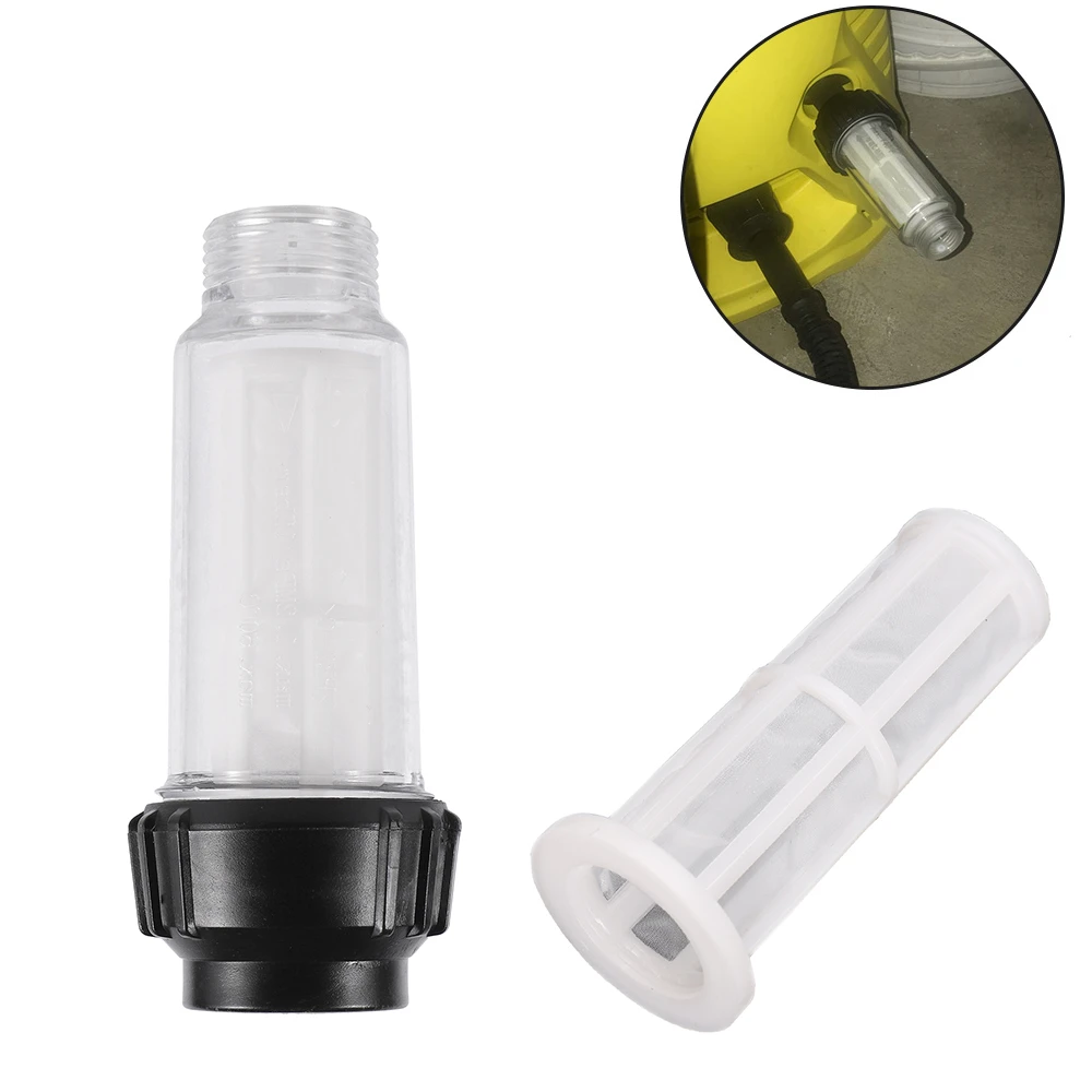 Prevent Dirt Filter G 3/4'' High Pressure Washer Connection Fitting For Karcher K2 K3 K4 K5 K6 K7 Plastic Machine Water Filter