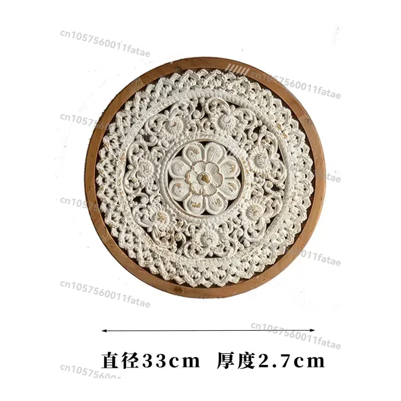 ديكور حاجز منحوت عتيق للتعليق على الحائط، لمدخل ديكور الفندق Bnb وغرفة المعيشة ريفي فريد من نوعه #4