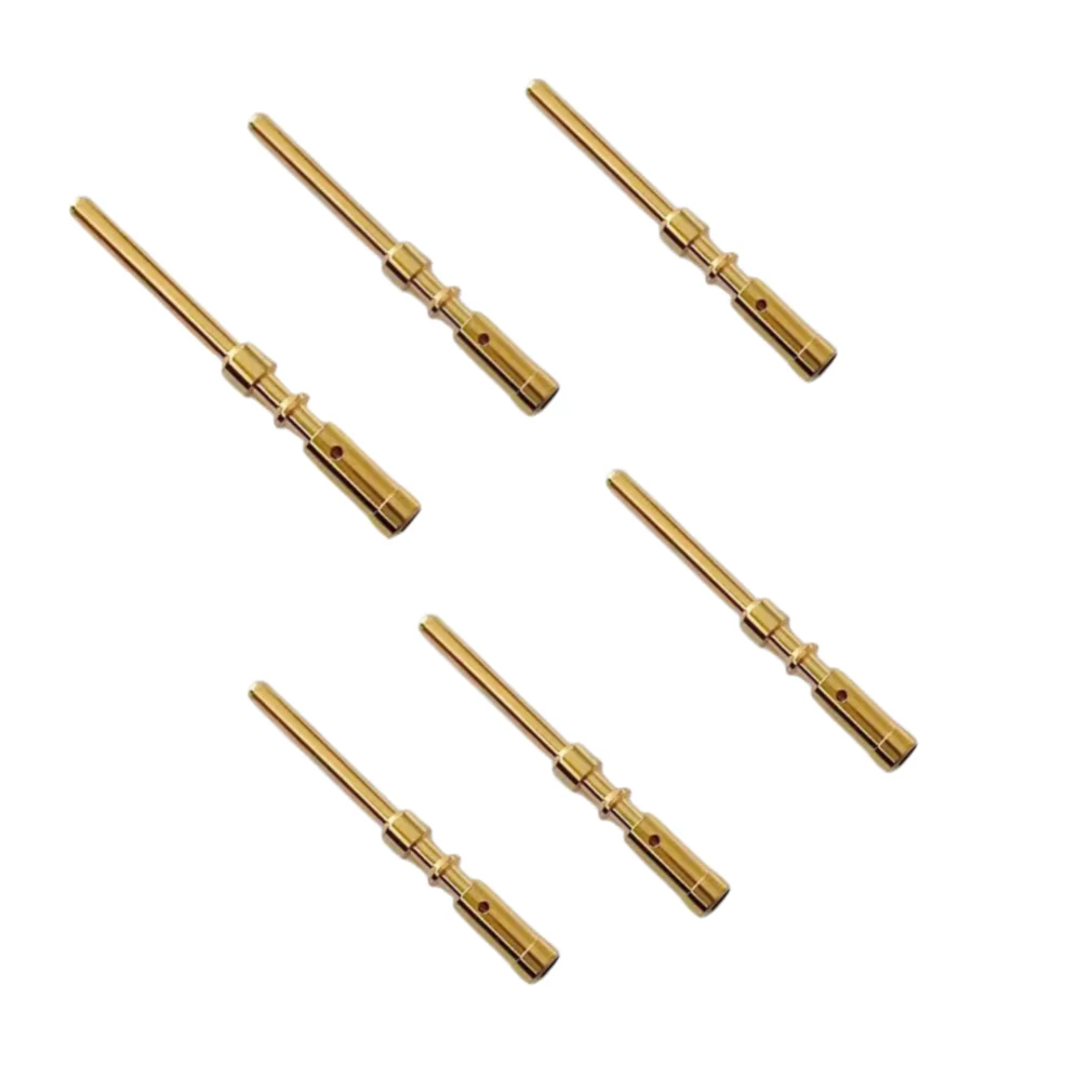M40 Male Female Crimp Pins Servo Motor Connector Cold Press Contact Pin for 6/8 Core Aviation Plug