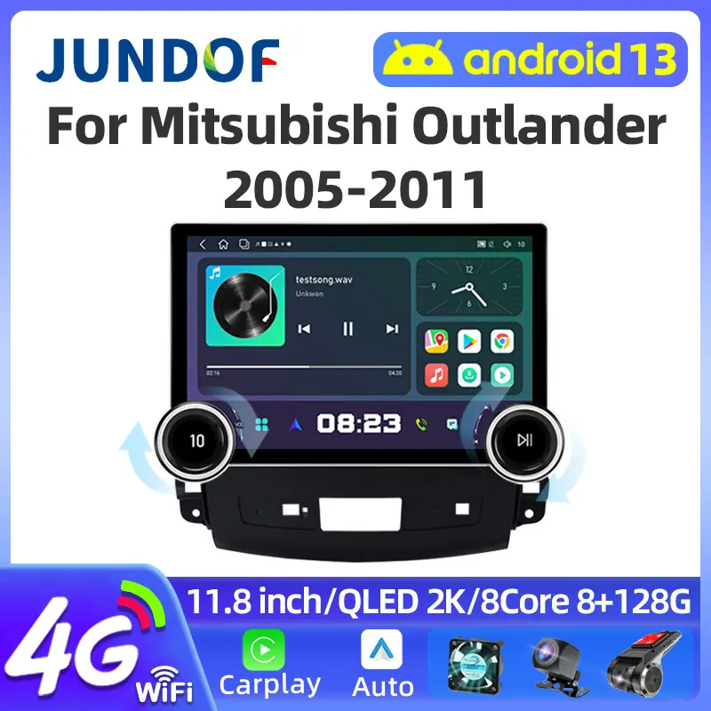 Car Stereo 2 Din Android For Mitsubishi Outlander xl 2 2005-2011 Car Radio GPS 4G Carplay Navigation Multimedia Player Head Unit