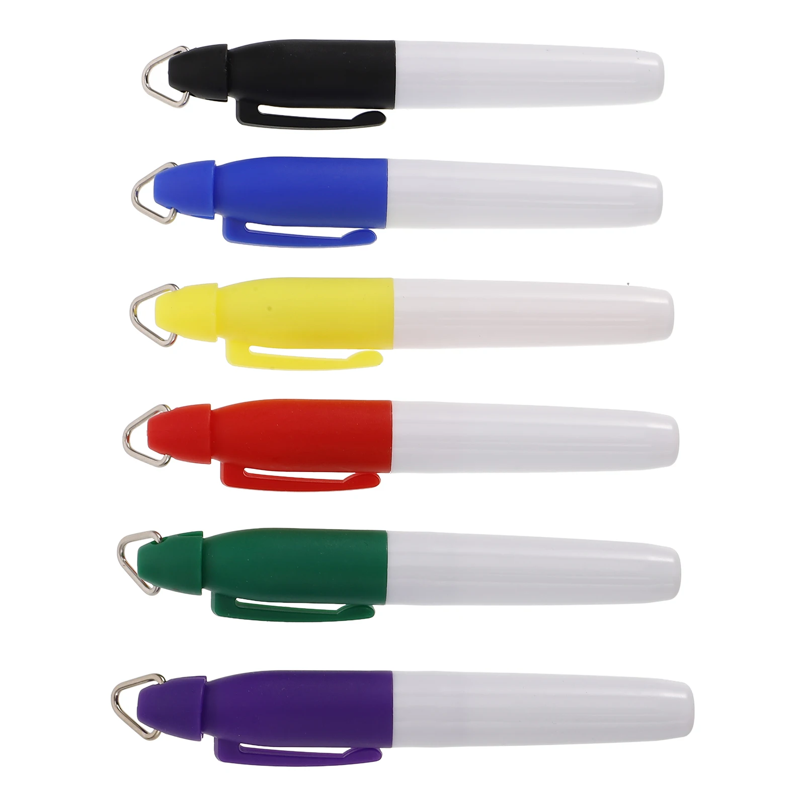 

6Pcs Golf Ball Identification Tool Mini Marker Pen Set Durable Ink Pens Portable Golf Ball Line Marker for Outdoor Activities