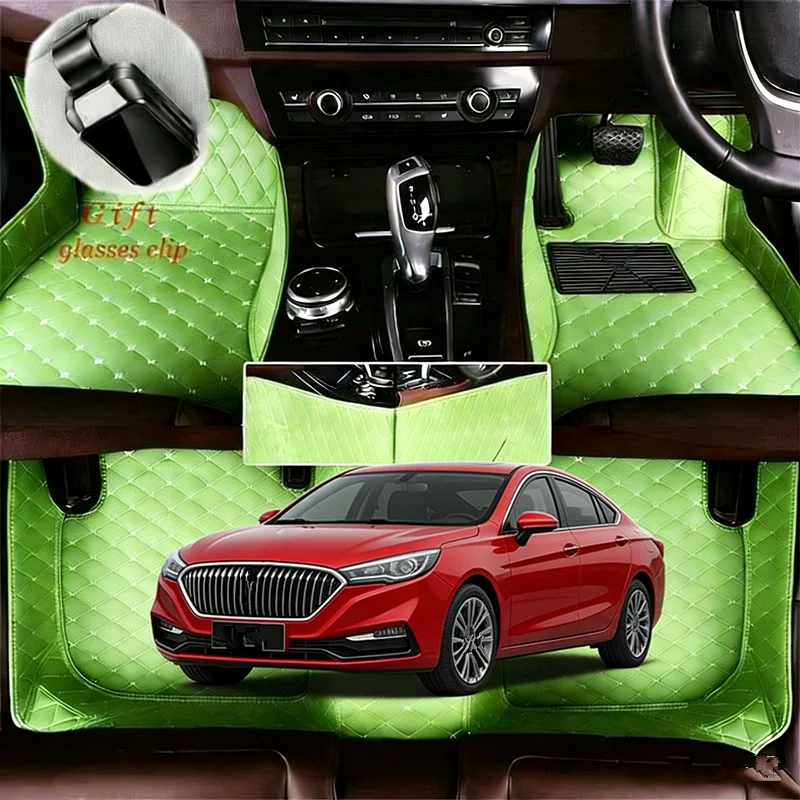

Custom For Hongqi H5/H5 EV Hybrid 2018-2026 All-Weather Car Floor Mats Car accessories Carpets Covers Left /Right Hand Drive