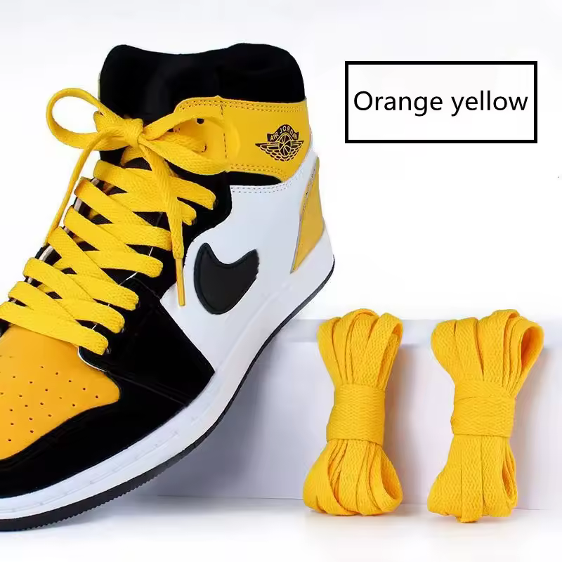 1 pair flat shoes Solid color shoelaces Canvas shoes sports and leisure shoelaces length 100/120/140/160/180cm Shoe accessories - Image 23