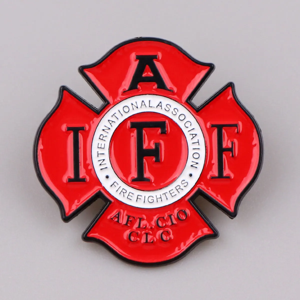 Firefighter Gift Enamel Pins Red Brooches For Kids Clothing Backpack Lapel Badges Fashion Metal Jewelry Accessories Friends