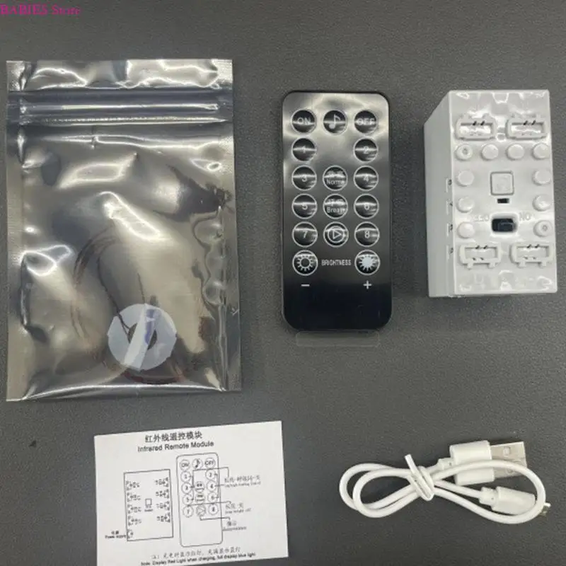 Bloques construcción C9GB Decoración lámpara adecuada para 21357 Mini Lámpara Bloques construcción Luz