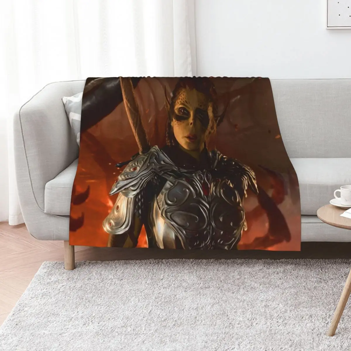Lae'zel Githyanki Fighter Adventurer close up Throw Blanket Thermals For Travel anime Soft Big Sofas Sofa Quilt Blankets