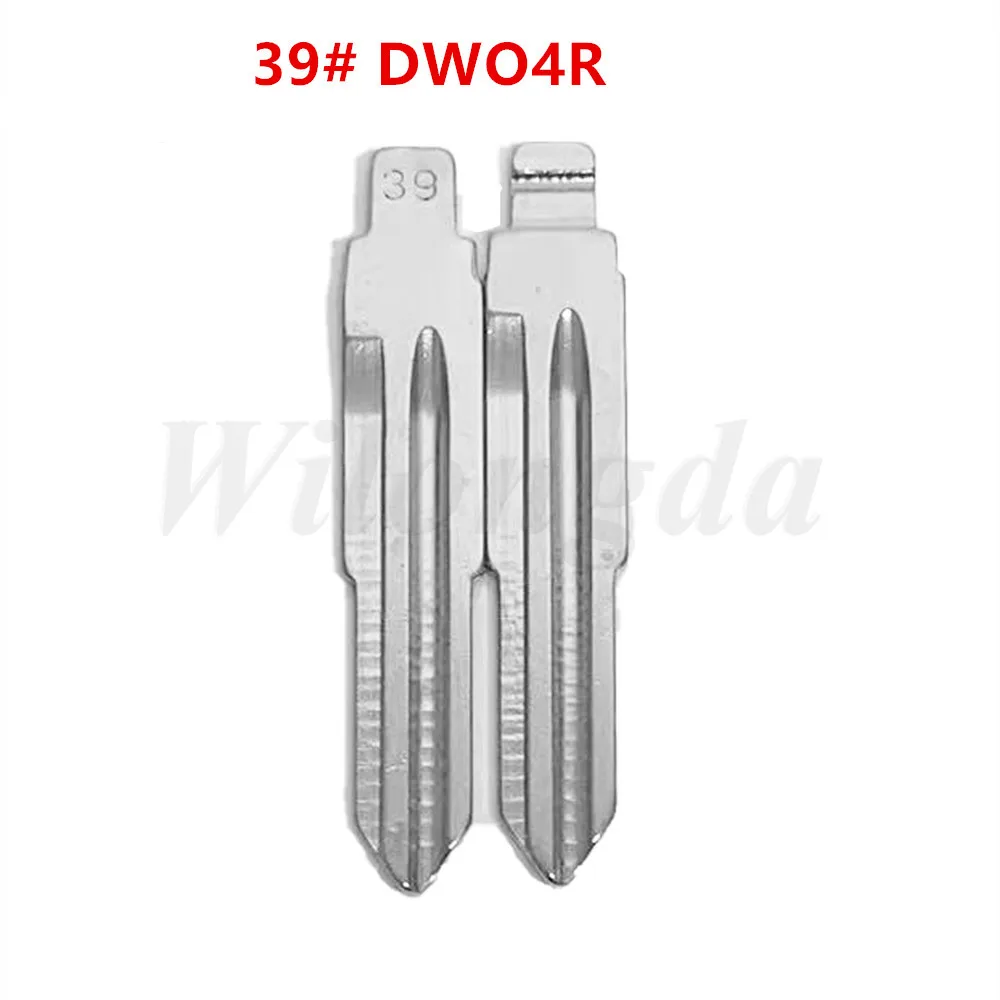 10 Pcs/Lot #39 KD VVDI Remote Key Blade DWO4R Metal Blank Uncut Flip  for Buick GL8 Excelle Chevrolet LOVA SAIL for KD