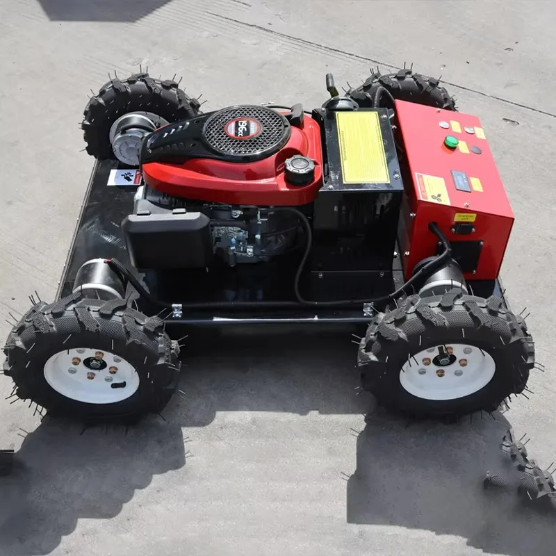 

[2026] Remote-controlled Lawn Mower With Large Wheels And Strong Traction For Cutting Weeds And Dense Grass