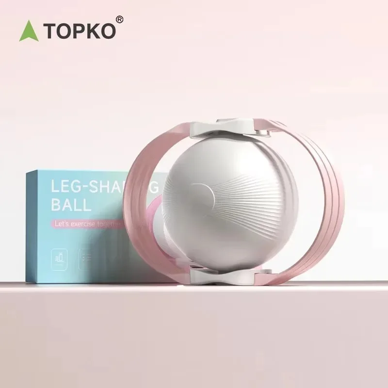 YTYIN TOPKO New Leg Shaping Ball Pilates Small Exercise Ball Workout Ball For Stability Barre Yoga Core & Physical