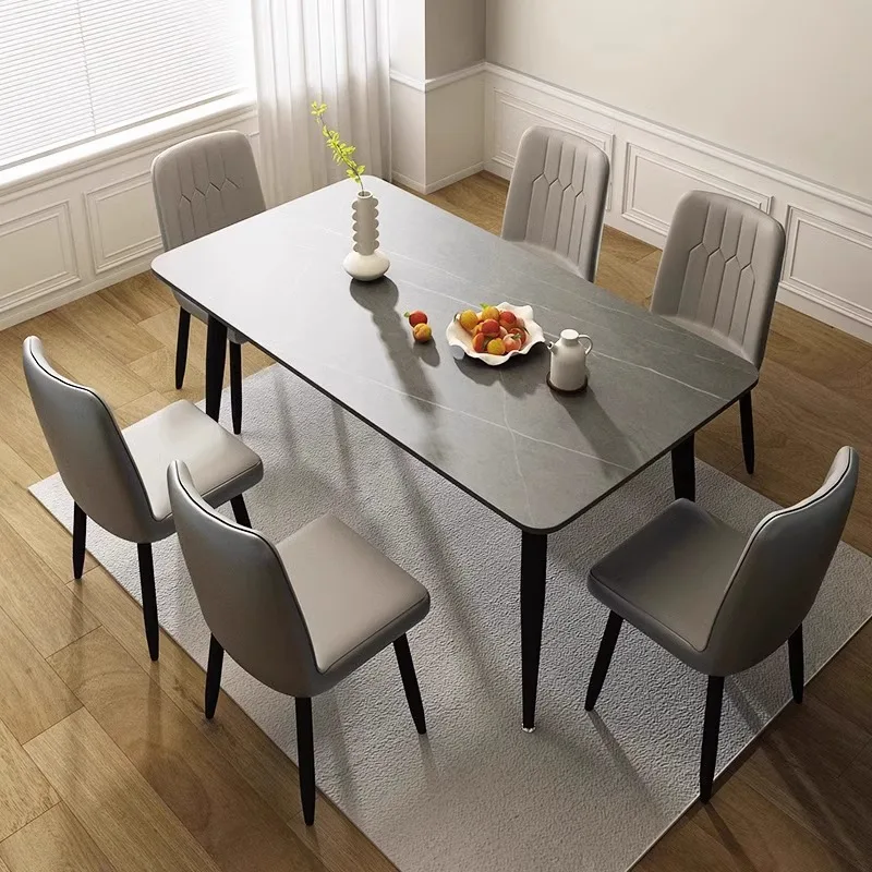 

Minimalist Marble KitchenTables Warm Keep Decoration Dining Tables Modern Design Tavolo Rotondo Pranzo Dining Room Furniture