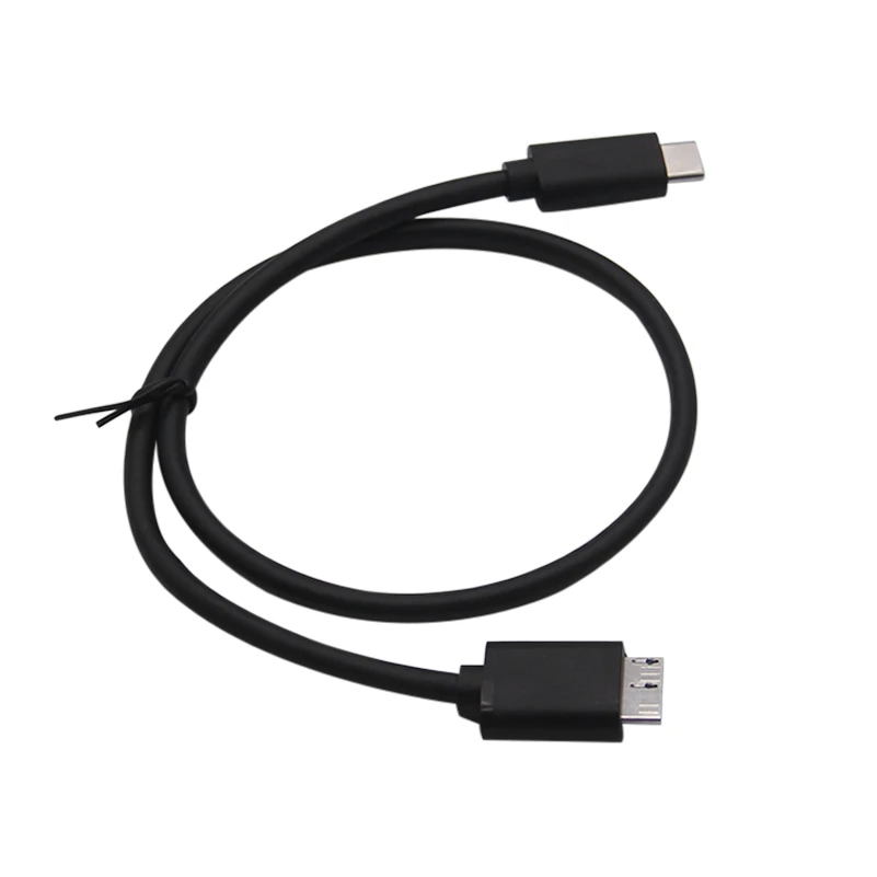 Universal USB 3.1 Type-C to USB 3.0 Micro B Cable Connector 5Gbps External Hard Drive Disk Cable for Hard Drive Computer