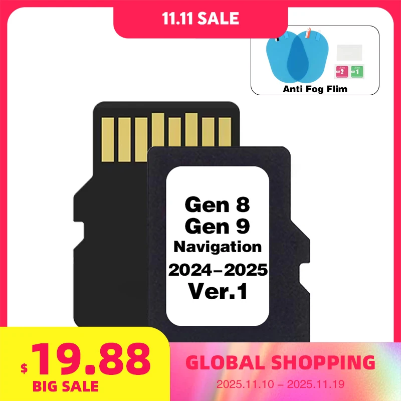 

2024/2025 Maps Data for Lexus Toyota Car Navigation GEN8 GEN9 Update TF Card Europe UK Maps Sat Nav GPS 8GB Free Shipping