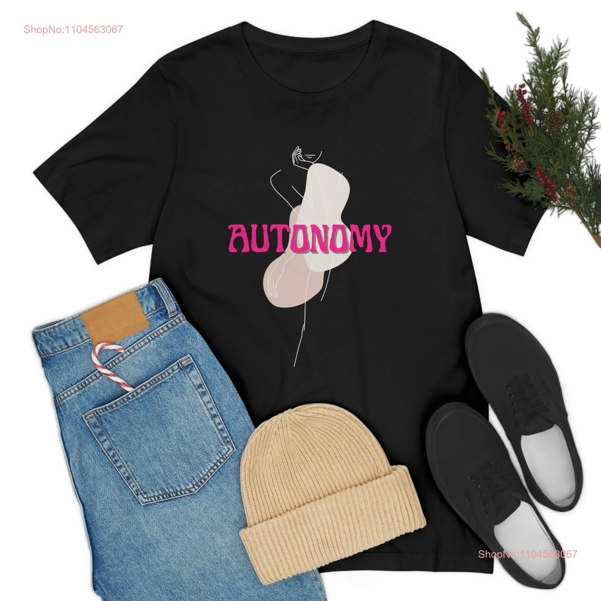 Autonomy My Body Choice Feminism Human Rights Womens Statement Design Women Empowerment Jersey  T Shirt