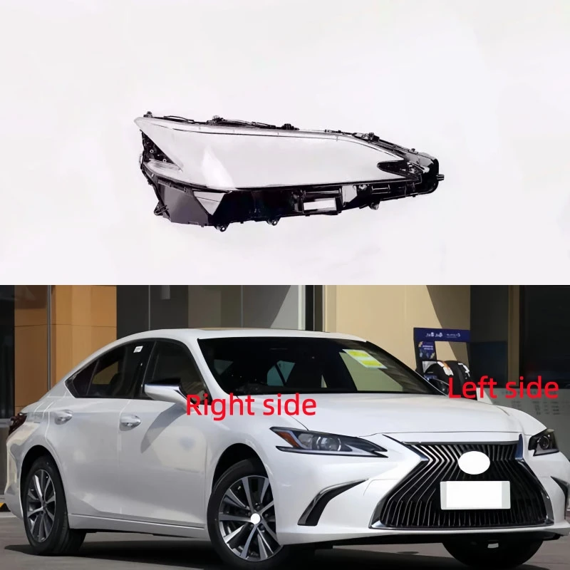 

For Lexus ES200 ES260 ES300 ES350 2018 2019 2020 2021 Car Headlight Shell Headlamp Cover Replace Lamp Shade Headlamp Lens Glass