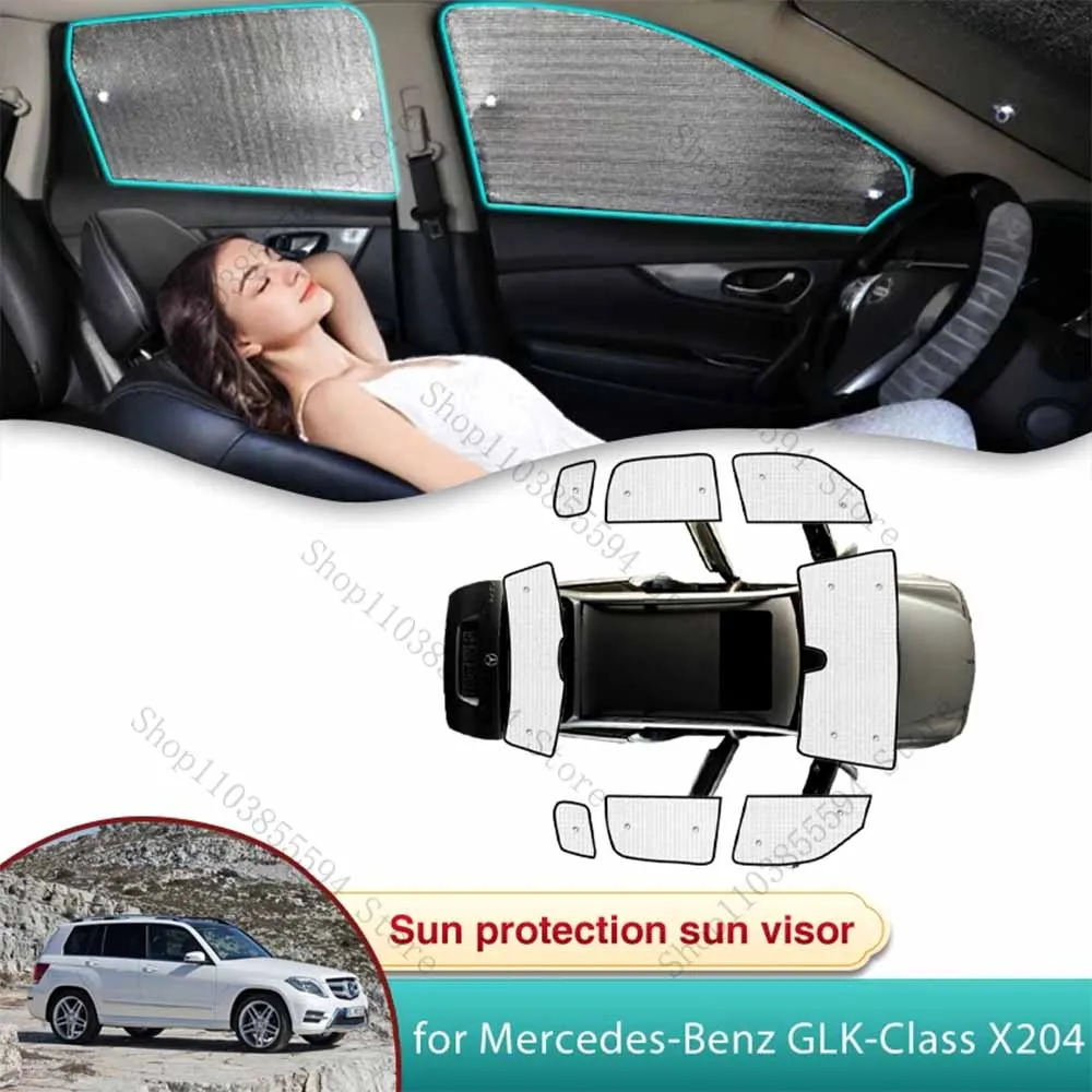 

Car Sun Shade for Mercedes-Benz GLK-Class X204 220 250 350 2008 2009 2010 2011 2012 2013 2014 2015 Sunshade Windshield Window