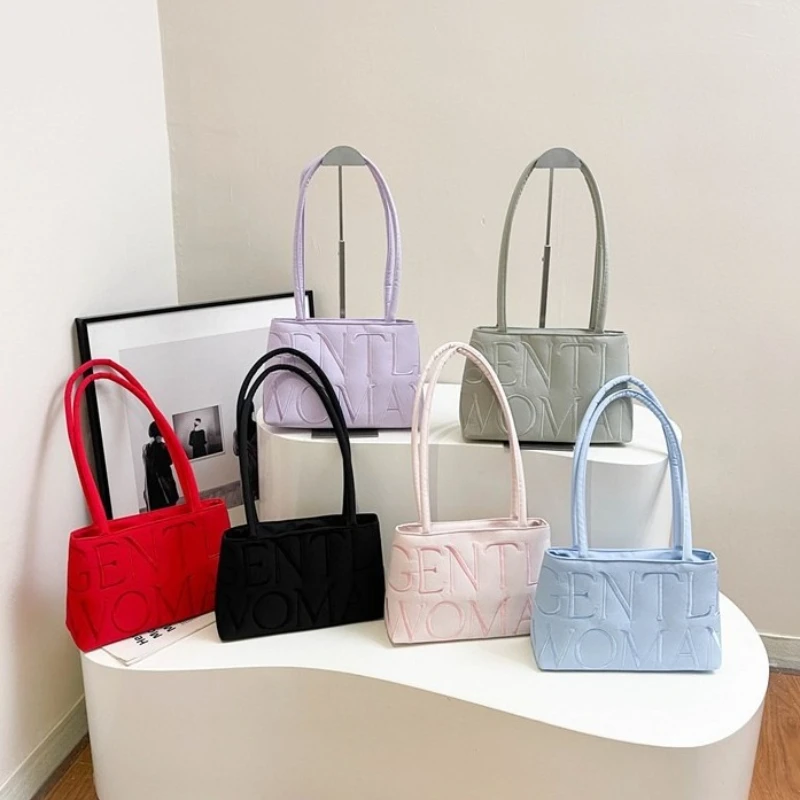 

Design Embroidery Tote Bags for Women Shopping Bags Fashion Versatile Designer Bag Purse and Handbags Bolso Marca Lujo Сумка Sac