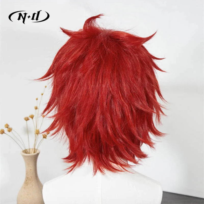 ND 린네 아마기 코스프레 가발 헤어피스 앙상블 스타 코스프레 헤어 가발 코믹콘 코스터 의상 테마 파티 내열성