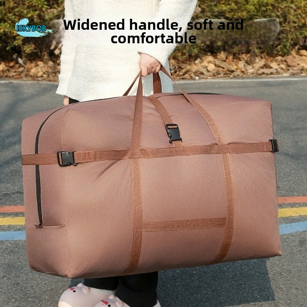 

Вместительная дорожная сумка для багажа, водонепроницаемая, складная, для переезда, пылезащитная, из ткани Оксфорд, сумка для упаковки вещей