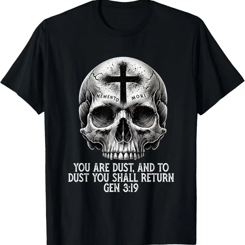 NEW LIMITED Memento Mori Catholic Crucifix Traditional Latin T Shirt Made In USA