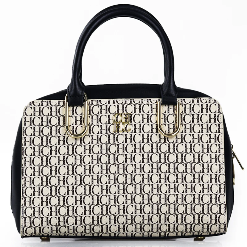 حقيبة يد نسائية مطبوعة ماركة فاخرة ريترو كلاسيك مادة البولي يوريثان 2025 حقيبة حمل عصرية وبسيطة جديدة #4