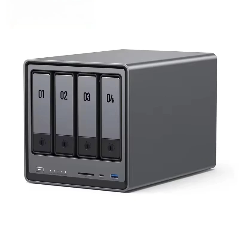 

4-Disk desktop, quad-core 4K HDMI network attached storage device (no hard disk)