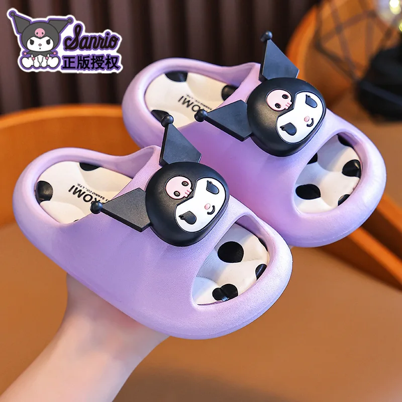 

Original Sanrio cartoon girls student Kuromi slippers Shoes girls shoes gift