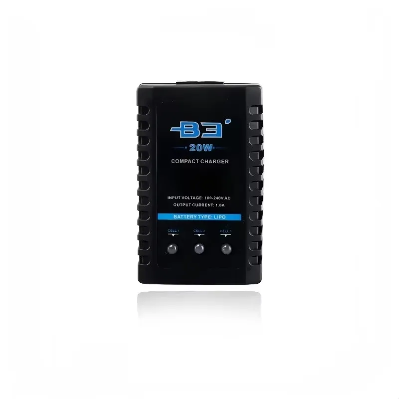 B3 HotRc Battery Charger B3 7.4v 11.1v Lipo Charger 2s 3s Cells B3 10w /20w 3.7v LIPO Battery Three Parallel for RC LiPo