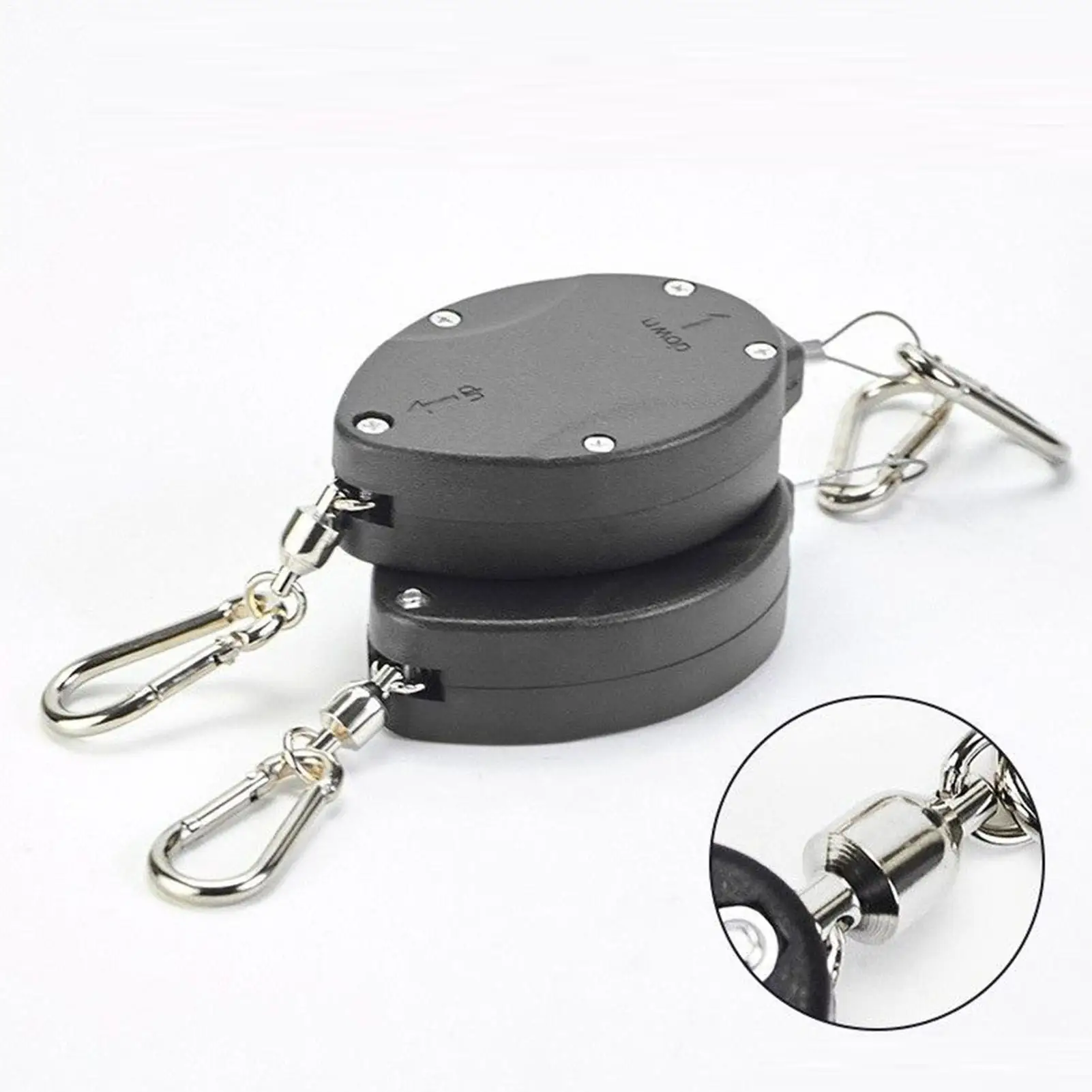 Plant Hook Pulley Retractable Pull-Down Planter Hanger Hangable Plant Holder For Home Apartment Garden Yard Patio Terrace Deck