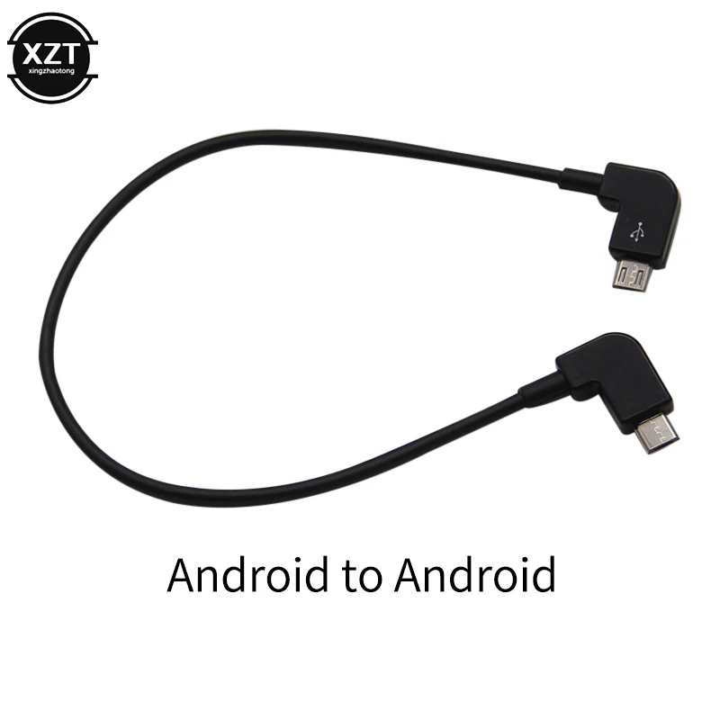 Data Cable For DJI Spark MAVIC 2 Pro Air Control Drone Android Micro USB To Type C USB C Adapter Cable For smart mobile phone