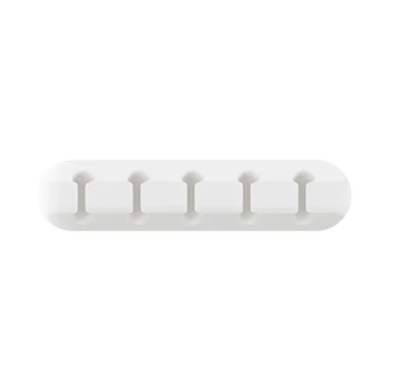NNBILI Siliconen USB-kabelorganizer Kabelhaspel Desktop Tidy Management Clips Kabelhouder voor muis Hoofdtelefoon Draadorganizer
